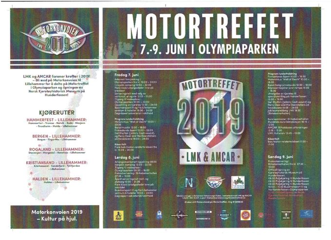 Info om Motorkonvoien. April 2019